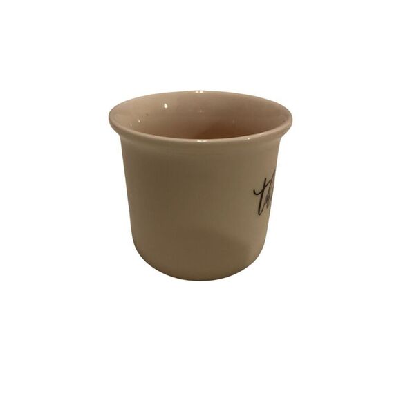 Hobby Lobby Thankful For You Mug Candle Holder Home Decor Ceramic - Picture 3 of 8